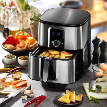 Airfryer Ben 10,2 l - zilver, Witgoed en Apparatuur, Frituurpannen, Verzenden, Nieuw