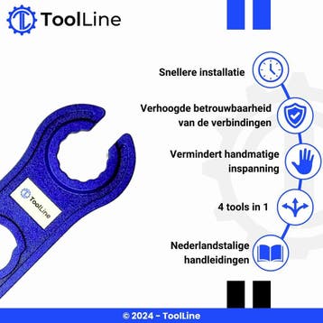 ToolLine | MC4 sleutel | Aansluiten van | Zonnepanelen |, Verzenden, Nieuw, Overige typen, Minder dan 100 wattpiek