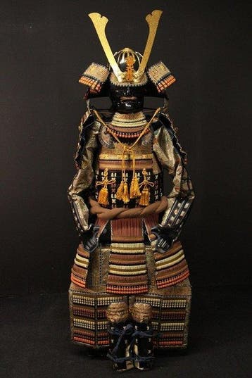 Levensgrote Japanse samoerai Yoroi (Gusoku) – Volledige