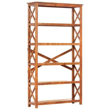 vidaXL Boekenkast 100x30x180 cm acaciahout met, 100 tot 150 cm, Verzenden, Nieuw, 150 tot 200 cm