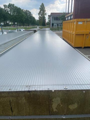 Sandwich Wandpanelen 7,73 x 1 m, Ophalen, Nieuw, Overige materialen, 100 mm of meer