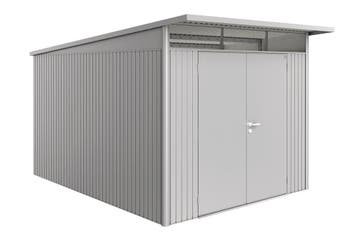 Biohort Berging Avantgarde Dubbele Deur Zilver 260 x 380 x, Nieuw