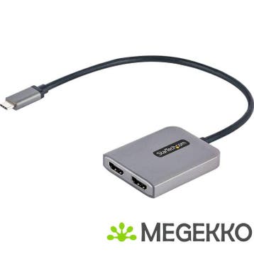 StarTech.com USB-C MST HUB, USB-C naar Dual HDMI 4K 60Hz,, Verzenden, Nieuw
