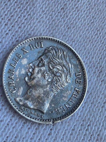 Frankrijk. Charles X. 1/4 Franc 1828-A, Paris (Zonder, Postzegels en Munten