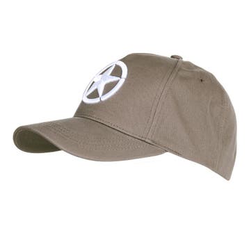 Baseball cap Allied Star WW2 3D. Diverse kleuren, Verzenden, Nieuw, Pet