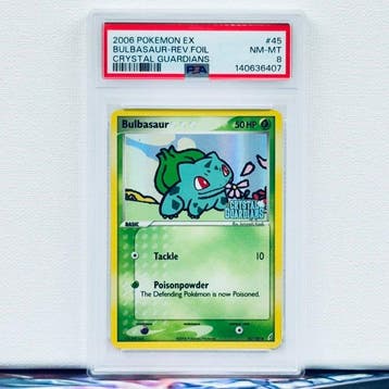Pokémon Graded card - Bulbasaur 45 reverse holo - Pokémon -, Nieuw