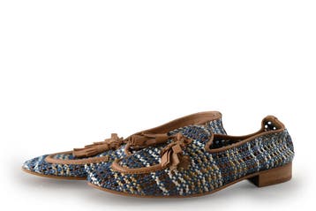Jhay Loafers in maat 37 Blauw, Jhay, Overige typen, Zo goed als nieuw, Verzenden