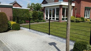 hekwerken dubbelstaafmatten scherp geprijsd, Tuin en Terras, Tuinhekken en Hekwerk, Ophalen, Met poort, Nieuw, Dubbelstaafmat hekwerk