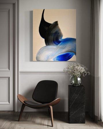 Ronan Martin - Le Vent qui tourbillonne - NO RESERVE PRICE, Antiek en Kunst, Kunst | Schilderijen | Modern