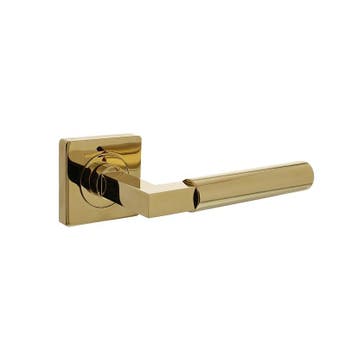 Intersteel enkele deurklink rechts Baustil op vierkante, Verzenden, Nieuw