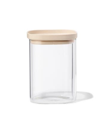 HEMA Voorraad bus 1000ml glas met deksel van €7.49 voor sale, Huis en Inrichting, Keuken | Potten en Pannen, Verzenden, Nieuw