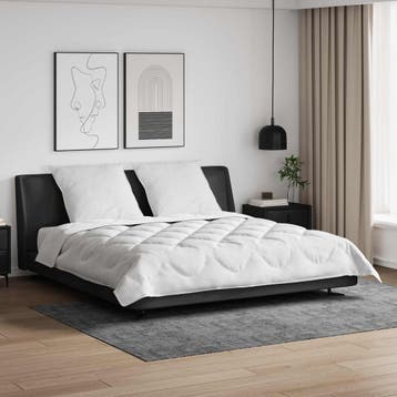 vidaXL All-season dekbed met kussen 3 st Wit Microvezel, Verzenden, Nieuw, Wit