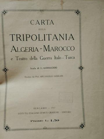 Afrika - Libië - Algerije - Marokko; Arcangelo Ghisleri -, Boeken, Nieuw