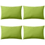 vidaXL Buitenkussens 60x40 cm appeltjesgroen 4 st, Verzenden, Nieuw, Groen