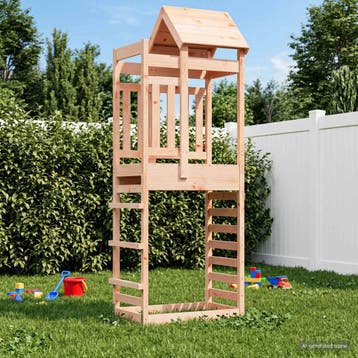 vidaXL Speeltoren Bruin 52,5 x 85 x 238 cm Massief Douglas, Verzenden, Nieuw