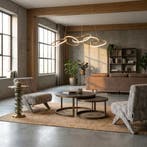 Salontafel Bloomville brass shagreen (Set of 2), Ophalen of Verzenden, Nieuw