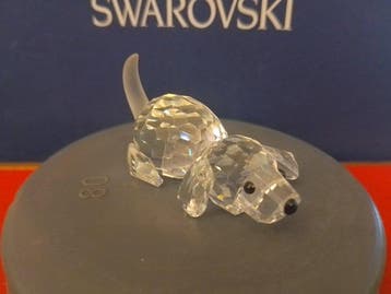 Swarovski - Beeldje - Beagle playing - 172296 - Kristal