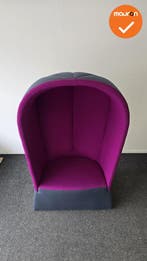 Akoestische design Ahrend - B Keuze - Kaigan - Grijs/Paars -, Vergader- of Presentatieruimte, Ophalen of Verzenden, Gebruikt, Stoel