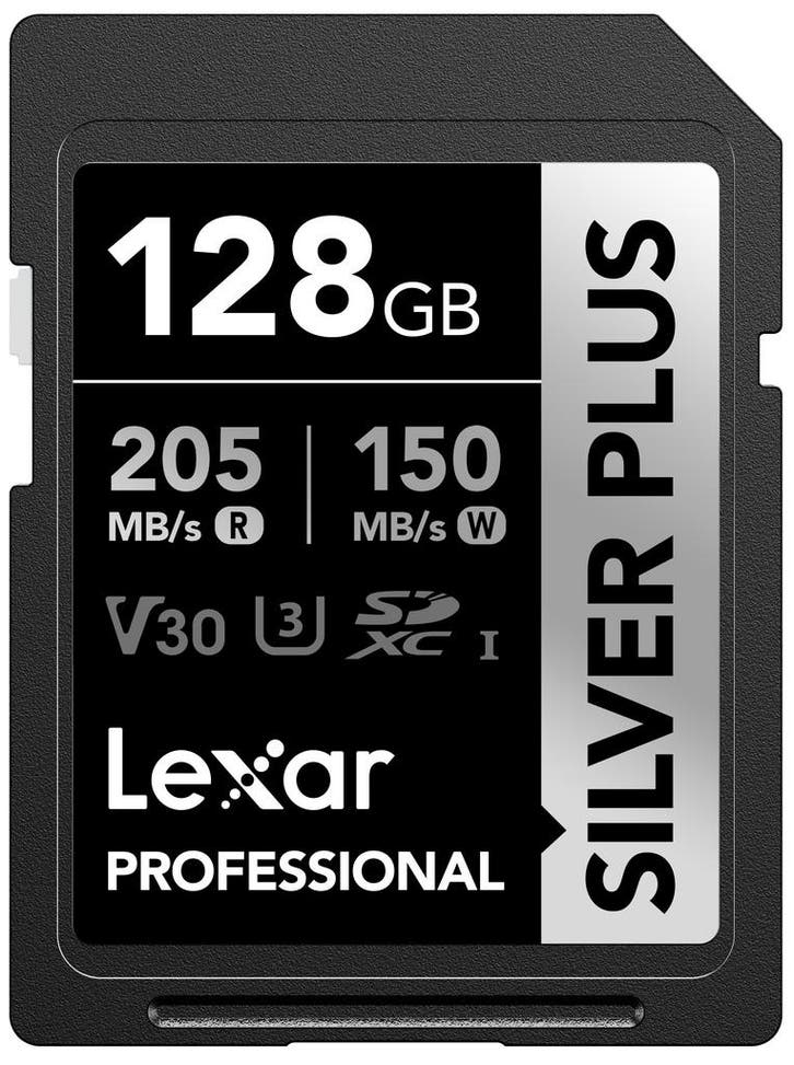 Lexar SDXC Silver Plus UHS-1 128GB V30, Audio, Tv en Foto, Fotografie | Geheugenkaarten, Overige typen, Nieuw, Ophalen of Verzenden