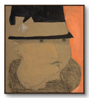 Robert Detheux (1932-2010) - L’homme au chapeau – 1961, Antiek en Kunst