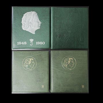 Nederland. 3 collecties Juliana . 1950/1980 excl. zilver in