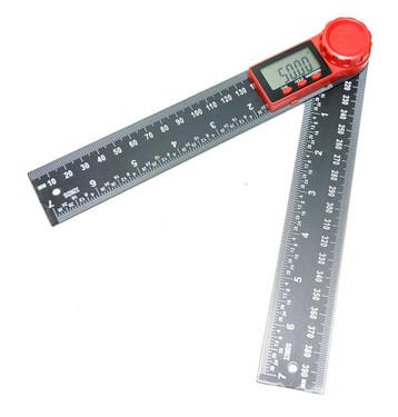 Digitale zwaaihaak hoekmeter 200mm | 0-360° | uitlezing, Ophalen of Verzenden, Nieuw