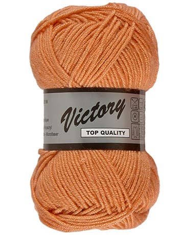 Lammy Yarns Victory - 216 Zalmoranje - Zijdeglans Acrylgar, Ophalen of Verzenden, Nieuw