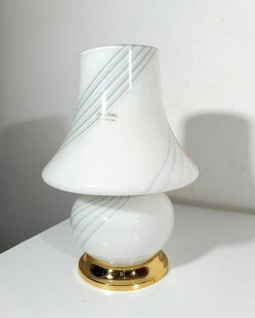 Tafellamp - Fungo - Muranoglas - 31 cm - 1970