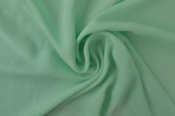 Chiffon Licht mint - rol 15 meter, Verzenden, Nieuw