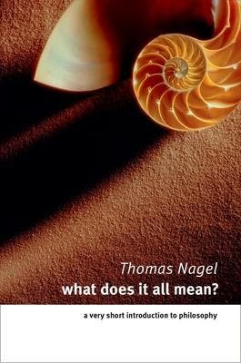 What Does It All Mean? | Thomas (Professor of Philosophy Nag, Ophalen of Verzenden, Zo goed als nieuw, Thomas (Professor of Philosophy Nagel