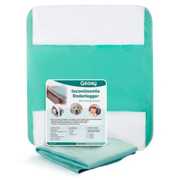 GEASY Wasbare Incontinentie Onderlegger – 60x90 cm –, Verzenden, Nieuw