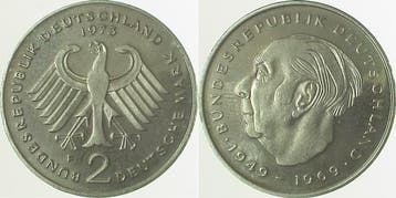 2 Dm Brd 1973f Heuss, Verzenden