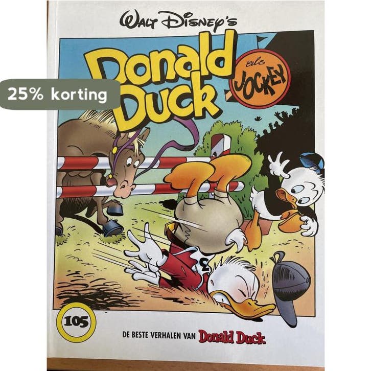 Donald Duck als jockey / De beste verhalen van Donald Duck /, Boeken, Kinderboeken | Kleuters, Gelezen, Verzenden