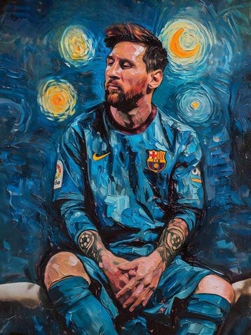 daveY - Lionel Messi The Starry GOAT, Nieuw