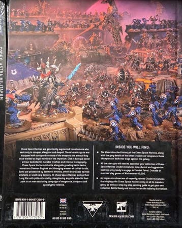 Codex Chaos Space Marines 2024 (Warhammer 40.000 nieuw), Hobby en Vrije tijd, Wargaming, Ophalen of Verzenden, Nieuw