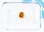 1 pcs Diamant (Natuurlijk gekleurd) - 0.50 ct - Cushion -, Nieuw