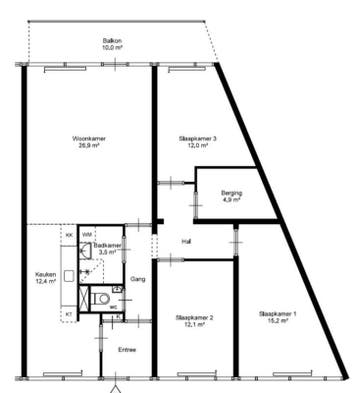 Te huur: Appartement Hakfort in Amsterdam, Noord-Holland, Appartement, Amsterdam