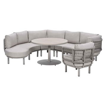 Garden Impressions Algarve lounge dining set 5-delig - urban, Verzenden, Nieuw