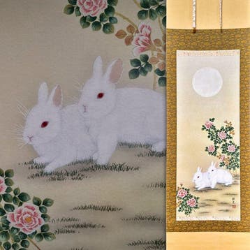 Naganawa Masamitsu  – Rozen en hazen onder de volle maan