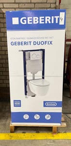 Online veiling: Geberit, Duofix, ICON Rimfree/Sigma20 round, Nieuw