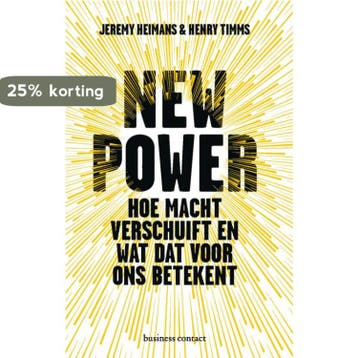 New power - Jeremy Heimans 9789047009528, Verzenden, Zo goed als nieuw, Jeremy Heimans