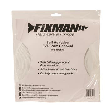 Fixman tochtstrip - EVA-schuim - 8 mm breed - 10,5 meter..., Doe-het-zelf en Verbouw, Ophalen of Verzenden, Nieuw