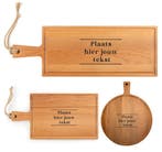 Unieke borrelplank met jouw tekst of logo erop!, Huis en Inrichting, Verzenden, Nieuw