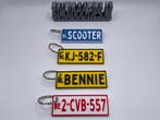 Unieke kenteken sleutelhanger met naam – Gepersonaliseerd