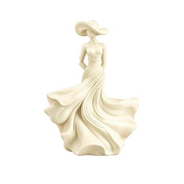 sculptuur, Elegant Modern Woman Sculpture Contemporary