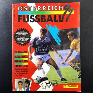 1990/91 Panini Complete Sticker Album  Österreich Fussball, Nieuw