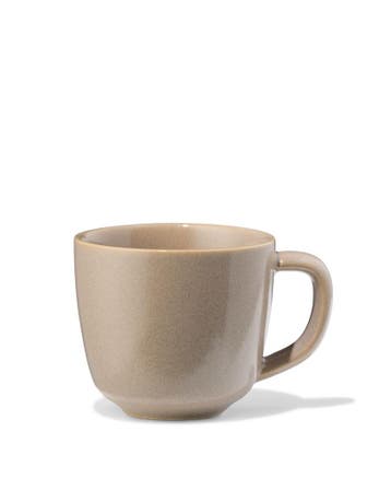 HEMA Espressokopje 90ml Puur aardewerk beige, Verzenden, Nieuw