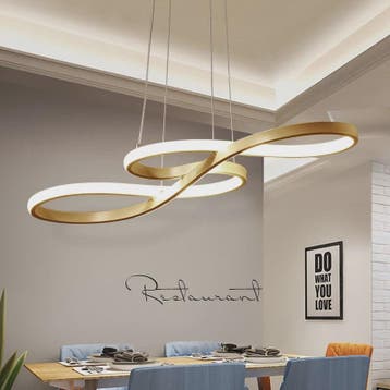Moderne LED Plafondlamp met Afstandsbediening - Dimbare Hang, Verzenden, Nieuw