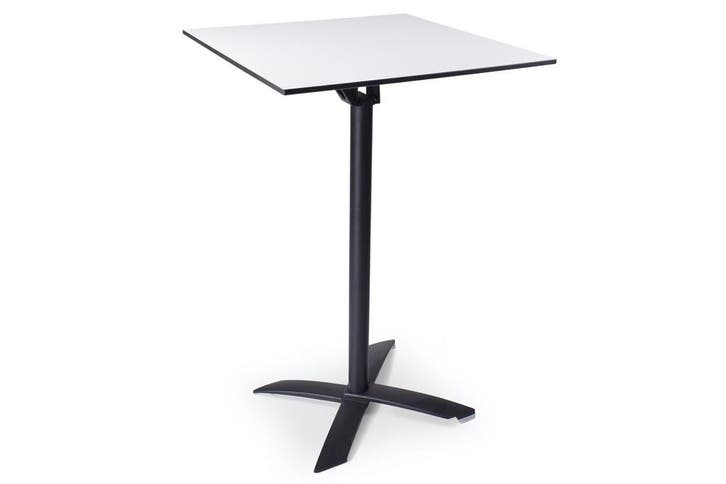 Statafel Helsinki | 70x70cm | opklapbaar, Tuin en Terras, Tuintafels, Nieuw, Kunststof, Vierkant, Ophalen of Verzenden