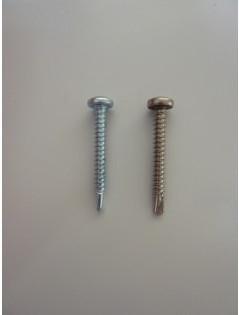 Koppel schroeven RVS, niet zelfborend 4,8 x 38mm per stuk, Ophalen of Verzenden